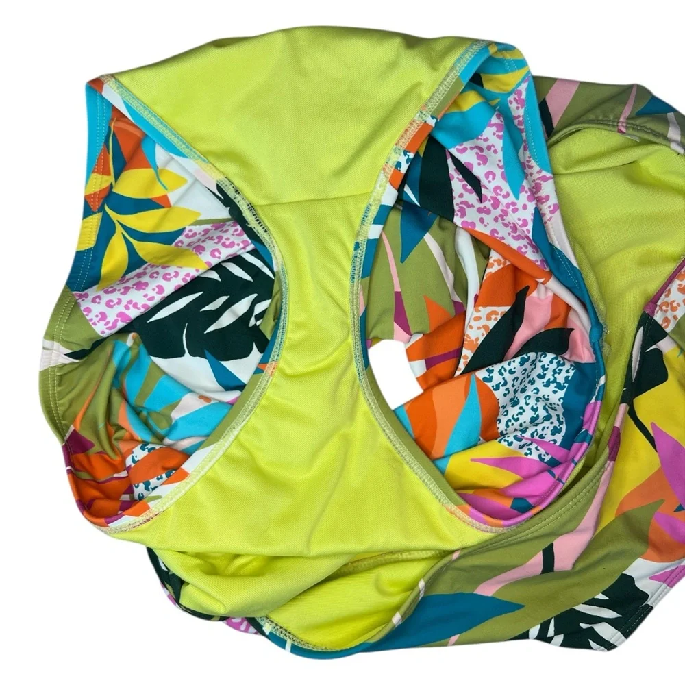 Bleu Rod Beattie Wild at Heart Cap Sleeve One Piece Swimsuit Size 8 - Picture 9 of 10